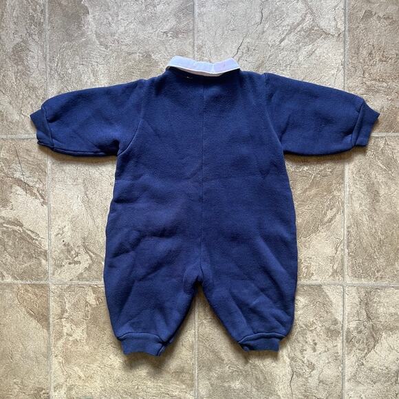 Vtg First Impressions My First Christmas One-Piece S Embroidered Holiday Winter - Picture 6 of 9